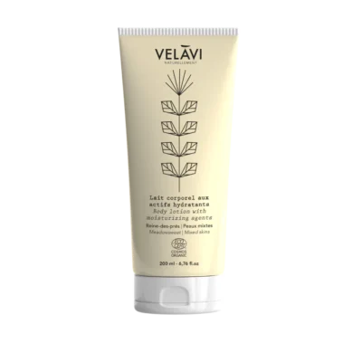Loțiune de corp BIO hidratantă, tonifiantă, fără parfum cu extract de Crețușcă