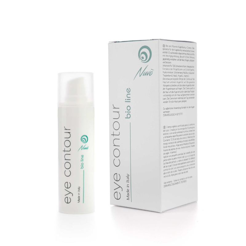 Crema antirid pentru conturul ochilor Bio cu 72% extract de melc si acid hialuronic 30ml Nuvo Cosmetic