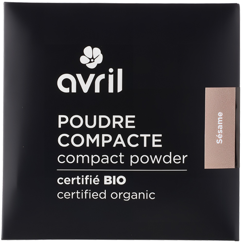 Rezerva pudra compacta bio 100% naturala Sesame certificata organic Avrill