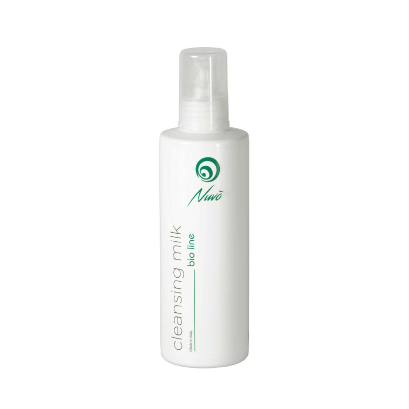 Lapte demachiant BIO cu extract de melc, acid hialuronic si vitamina E, 200 ml Nuvo Cosmetic