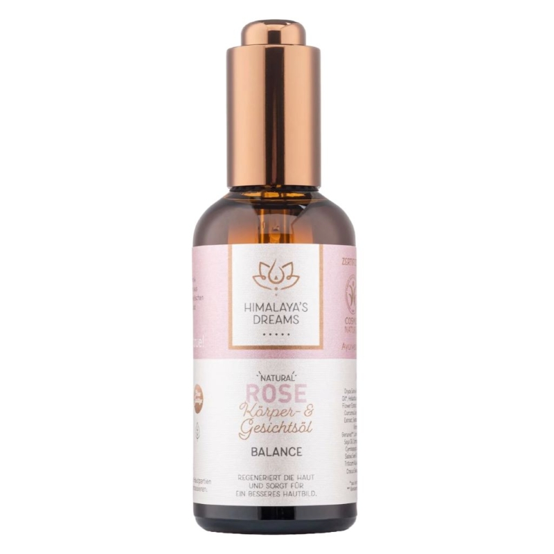 Ulei pentru fata si corp Ayurveda Rose Balance, 100 ml Bio Himalaya`s Dreams