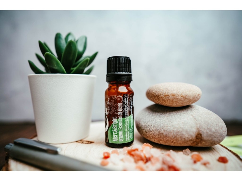 Mix uleiuri esentiale Alert & Bright Organic, certificat Ecogarantie, 10 ml, Terra Gaia - imagine 3