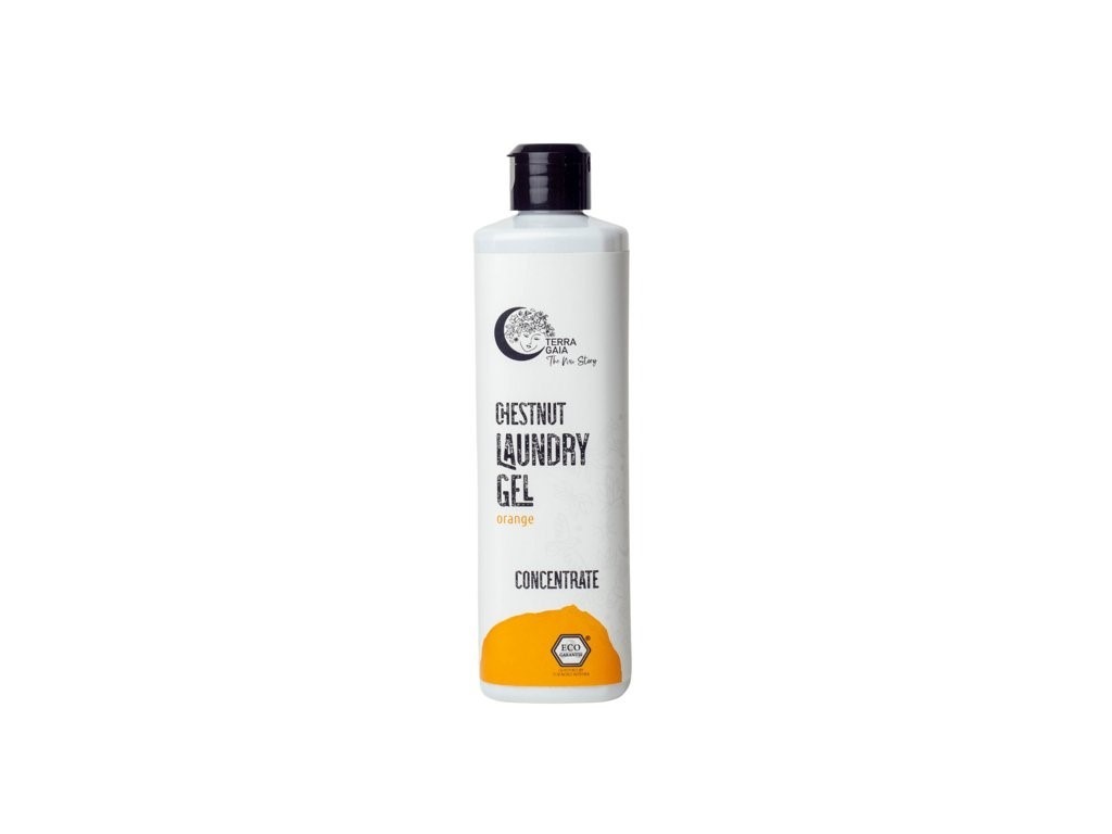 Detergent ecologic pentru rufe din castane, concentrat Orange, 500 ml, Terra Gaia - imagine 2