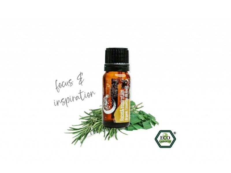 Mix uleiuri esentiale Focus & Inspiration Organic, certificat Ecogarantie Terra Gaia