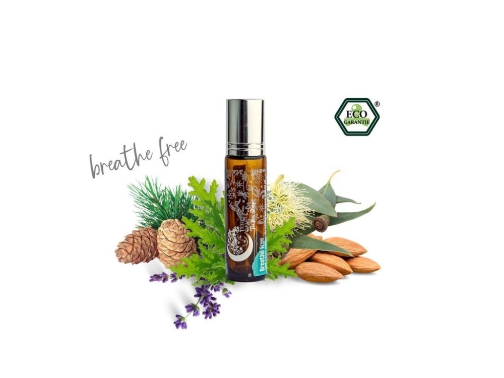 Roll-on uleiuri esentiale respiratie usoara Breathe Free, ecologic Terra Gaia