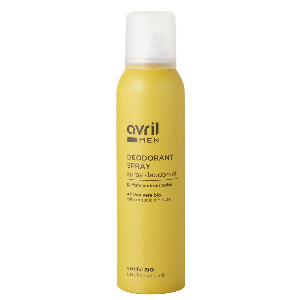 Spray deodorant bio pentru barbati cu Aloe Vera organica, 150 ml, Avril