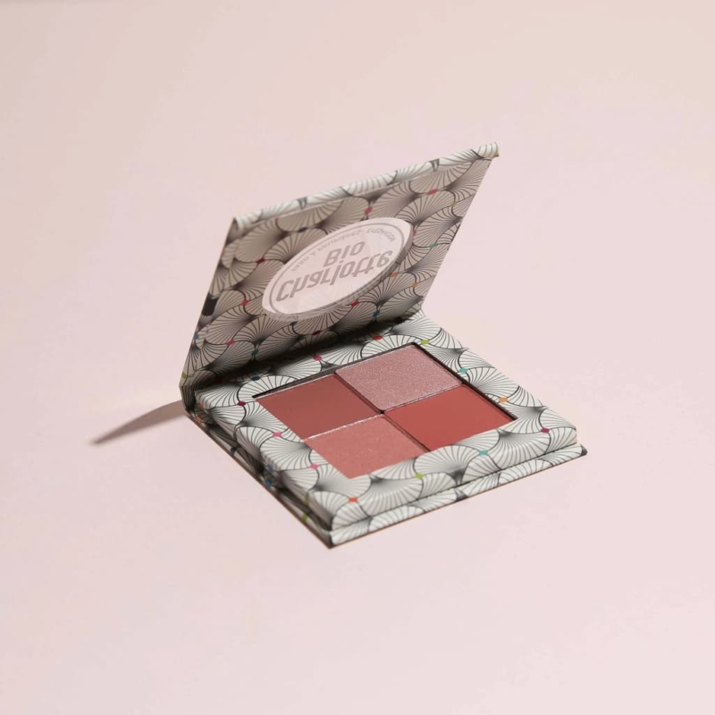 Paleta farduri pentru pleoape bio GIRLY, 4 nuante, Charlotte Bio - imagine 3