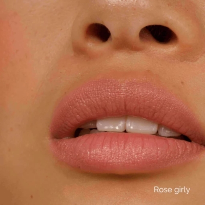 Ruj Mat Organic ROSE GIRLY 100% natural, cu ulei de jojoba, Charlotte Bio