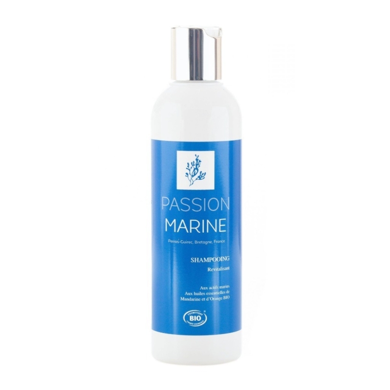 Sampon revitalizant Bio cu cu ingrediente marine și uleiuri esențiale de citrice, 250 ml, Passion Marine1