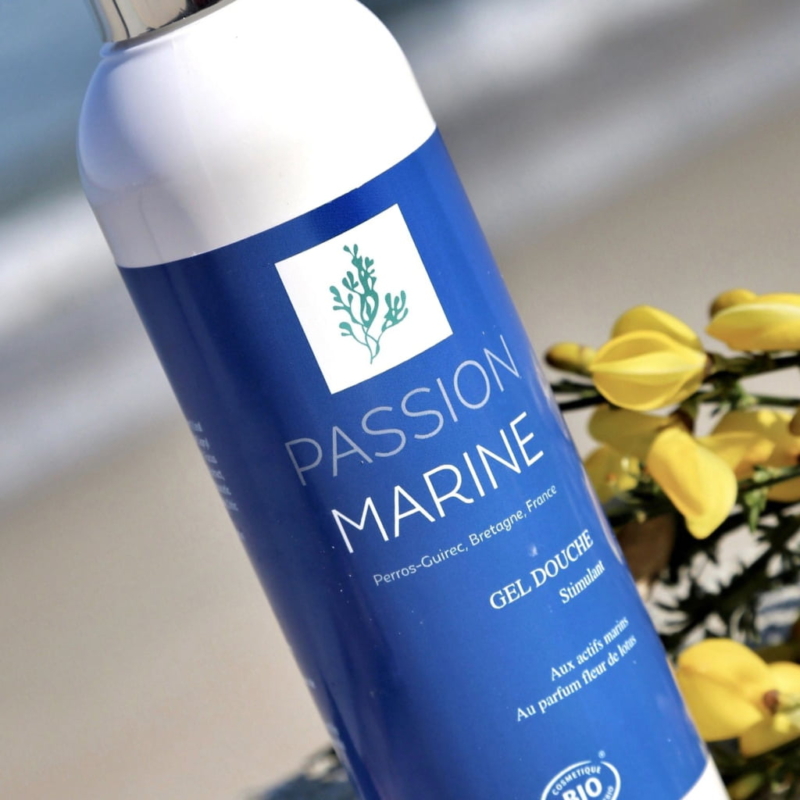Gel de dus Bio Stimulant fara sulfati, cu alge marine si Floare de Lotus, 250 ml, Passion Marine
