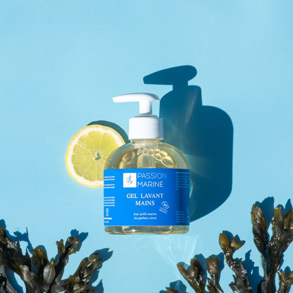 Sapun lichid Bio cu glicerina, alge marine si ulei esential de Lamaie, 300 ml, Passion Marine