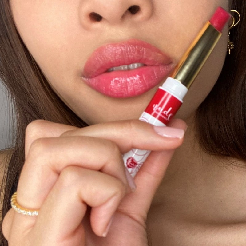 Balsam de buze hidratant 01. Yes you can, cu ulei de zmeura si cocos, vegan si cruelty-free - Nude Experience - imagine 2