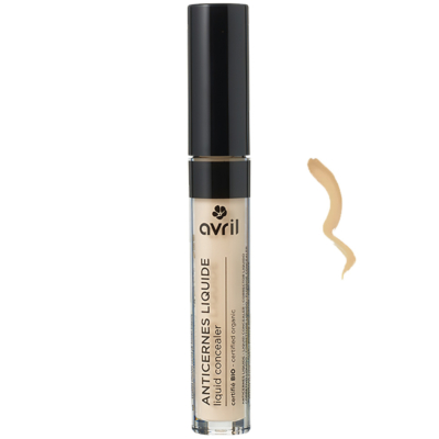 Corector lichid bio Vanille acoperire medie, efect luminos, ingrediente organice 4,40 ml - Avril