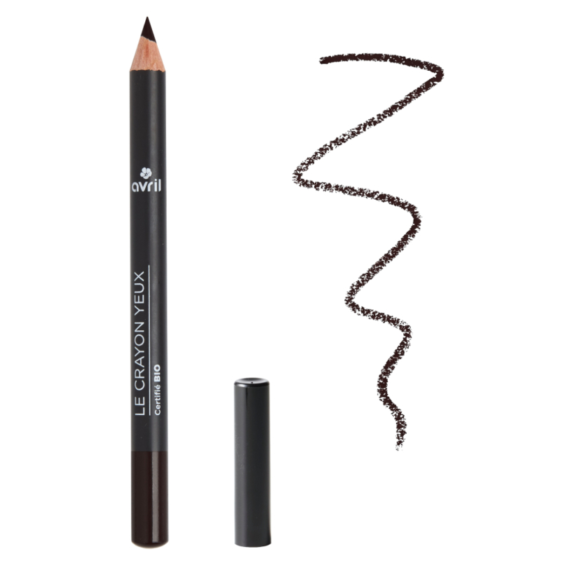 Creion de ochi Charcoal negru Charbon organic și vegan – Avril