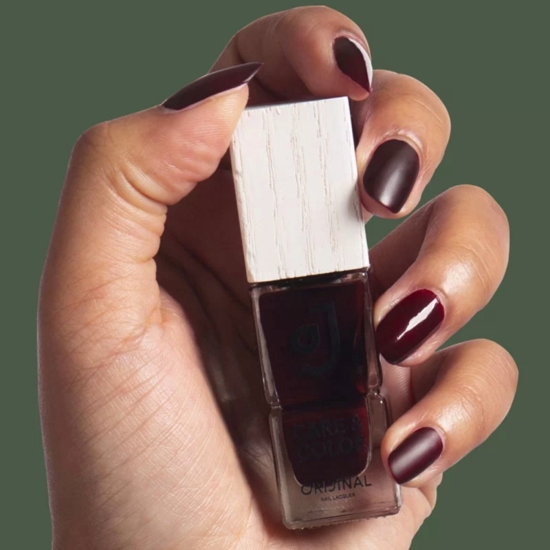 Lac de unghii 2 in 1 hidratant CERISE cu extract de cireșe bio, 10 ml, ORIJINAL - imagine 4