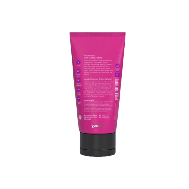 Crema de maini cu ulei de seminte de struguri Your Luxury Experience, 75 ml, Youall - imagine 2