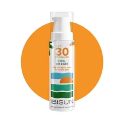 Crema nuantatoare protectie solara SPF30 filtre UVA UVB HEB, Bio & Vegana, 50ml, IBISUN