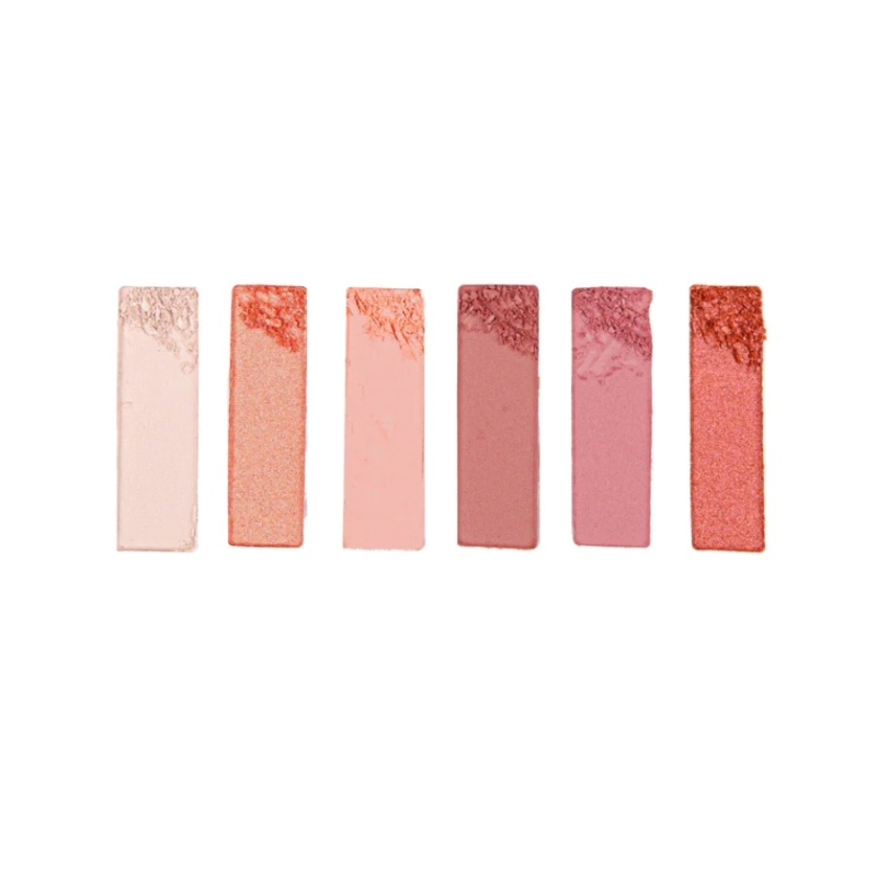 Paleta farduri pentru pleoape bio Pink Vibes, 6 nuante 100% naturale, Charlotte Bio - imagine 4