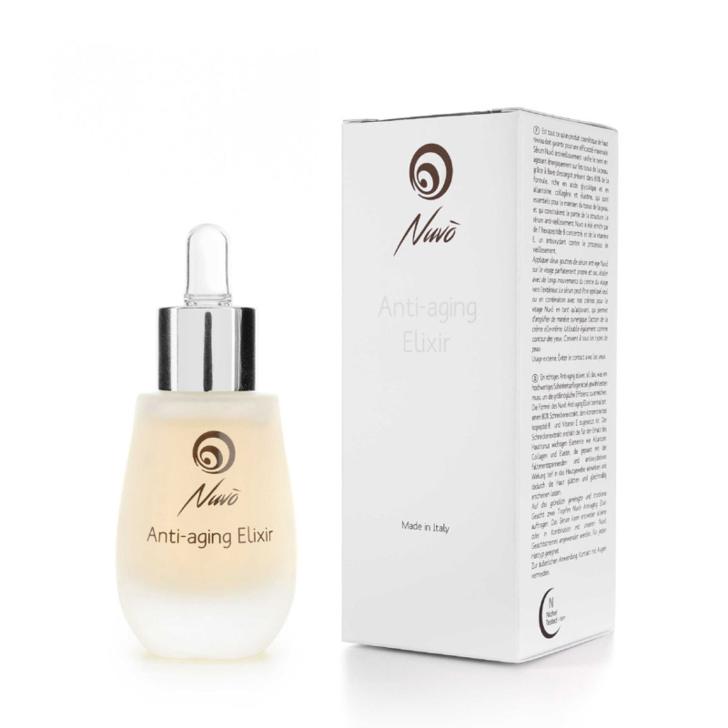Ser antirid Bio Anti-Aging Elixir cu 80% secretie de melc si hexapeptida, 30 ml, Nuvo Cosmetic